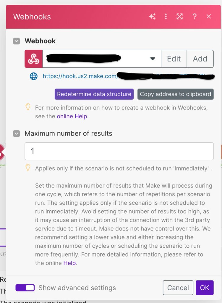 webhook vs api